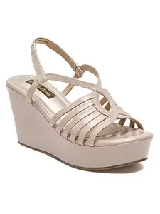 Flat n Heels Womens Beige Sandals FnH 7826-BG