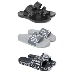 DRACKFOOT Men's Sandals | Lightweight Wear| Stylish & Easy to Wear For Men's GR-SAN-(3-COMBO)-3152-1589-3103-7