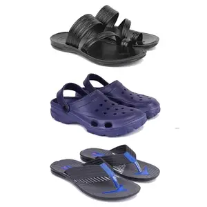 DRACKFOOT Men's Sandals | Lightweight Wear| Stylish & Easy to Wear For Men's GRT-SAN-(3-COMBO)-3152-3121-3132-9