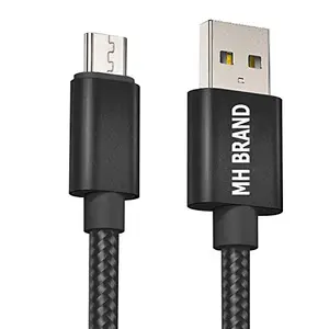 MH BRAND MH BRAND Nylon USB Cable for Xiomi Redmi 4/ Redmi 4 Prime/Redmi Note 4/ Redmi 3X/ Redmi 3s Prime/Redmi 3s/ Redmi 3 Pro Micro USB Data Cable| Quick Fast Charging Cable| Transfer Android V8 Cable