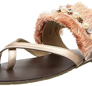 Sole Head Women'S 305 Rose Gold Fashion Sandals-5 Uk (38 Eu) (305Rosegold)(Gold_)