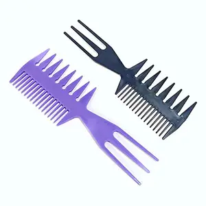 TRIMSHOOD NEW 3 In 1 Professional Straighter Comb Coloring Comb Straightening Comb Wide Tooth.(pack of 1pc)
