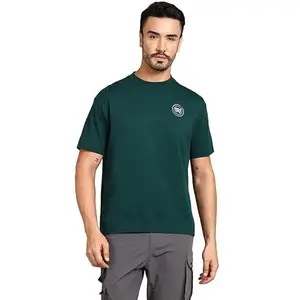 Royal Enfield Motel Signages Cn T Shirt (Size: XL)-TSA240019-GREEN