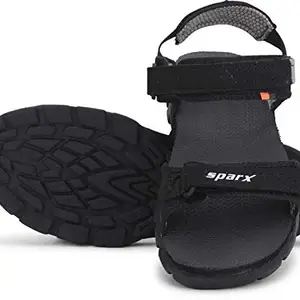 Sparx Men's Black Grey Sport Sandal (SS-119)