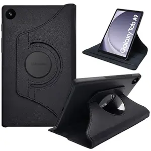 Phone Mistry Premium Stylish 360 Rotatable Smart Flip Case Cover for Samsung TAB A9