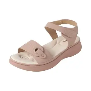 Mochi Women's Peach Comfort Sandals with Adjustable Strap UK/6 EU/39 (44-218)
