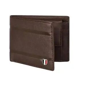 MenBrown Casual, Ethnic, Evening/Party, Formal, Travel, Trendy Beige Artificial Leather Wallet (4 Card Slots)
