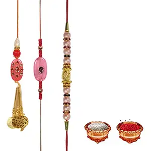 Manonita Rakhi Gift for Brother, bhaiya bhabhi, Gift Set (Rakshabandhan Mug, Roli,Chawal) BW-BC