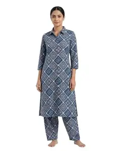 Women Cotton Printed Kurta Pant Set | Ethnic Indian Kurti with Pants | Comfortable Kurta Set for Women | Stylish Casual Traditional Outfit | Office Wear Ethnic Kurti Set