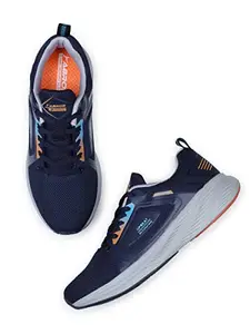 ABROS Men's Alex ASSG1285 Sports Shoes_Navy/Orange_8UK