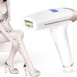 PROSFIA IPL Laser Epilator 2In1 Permanent Hair Removal Machine with LCD Display Face 300,000 Flashes Painless Armpit Body Bikini for Women and Men Home Use(White)