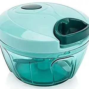 Kamlesh Enterprises 2 in 1 Plastic Handy Compact Vegetable Cutter Chopper, Onion Chopper