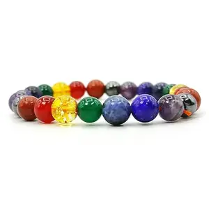BluDiamond 7 Chakra Bracelet Original Certified 7 चकरा Brsalat Beautiful Seven Chakra Bracelet Saat Chakra Bracelet For Men Women