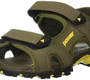 Power mens GARNET E Olive Green Sandal - 10 UK(8617309)