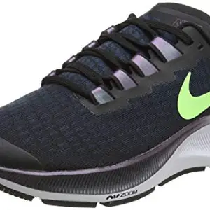 Nike Boys AIR Zoom Pegasus 37 (GS) Black/Lime Blast Running Shoe - 4.5 UK (CJ2099-001-5Y)