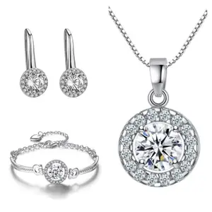 MYKI Amazing Pendent Set & Bracelet Combo Set for Women & Girls