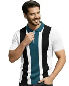 Enitor Men’s Oversized Cotton Printed T-Shirt, Formal Round-Neck T-Shirt for Men, Graphic Print Tshirts for Boy, Casual Tshirt for Boys