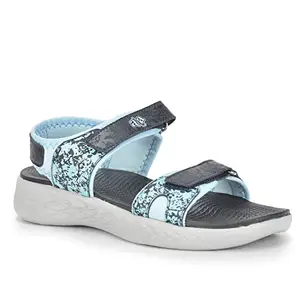 Liberty Liberty Gliders S.Blue Sporty Casual Sandal For Ladies (TIARA-03_7)