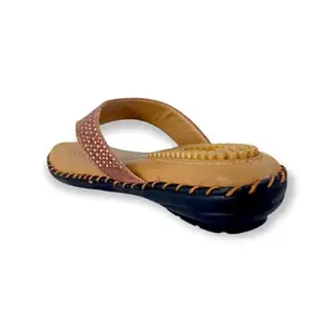 Fiia Women Fashion Sandals Doctor Soft Cushion Bottom Swarovki Design Pink UK-6