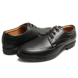 Men's Faux Leather Formal Shoes (Black,6)-PID53521