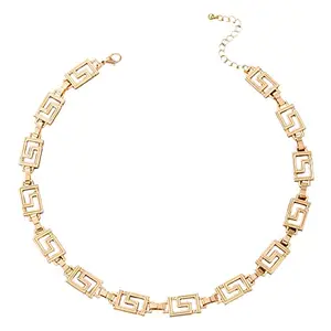 Shining Diva Fashion Stylish Choker Necklace for Women and Girls (rrsd14691np), gold