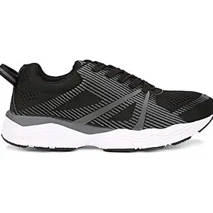 Power Mens Hitro Black Running Shoe - 10 UK (8396234)