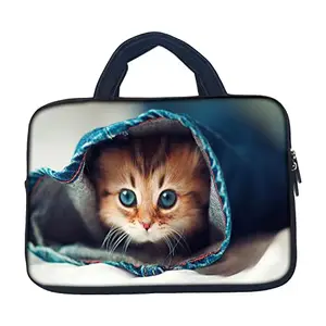 TheSkinMantra My Jeany cat Chain Laptop Sleeve Bag with Handle Compatible for Screen Size 13.3 inches Laptop/Notebook 13.3 / MacBook 13 inch All Models Including New Models/Chrombook 13.3