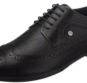 Lee Cooper Men's LC4860D Leather Formal Shoes for Men_Black_44
