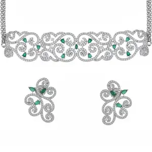 VOYLLA Taj Naila Necklace Set For Women|Womens Jewellery Set|Gift For Women|Womens Gift|Gift For Her|