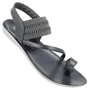 Walkaroo Ladies Grey Sandal (WL7773) 8 UK