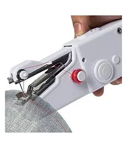 BHAGYASHRI CREATION Handheld Mini Sewing Machine For Quick Repairs Stapler Style Portable For Emergency Jeans Clothes Fabrics Cordless Stitching Easy To Use Home Traveling