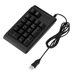 Velaurs USB Number Pad, Plug and Play 19 Key Numeric Keypad for Laptop