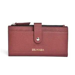 Belwaba Faux Leather Brown Women's Wallet