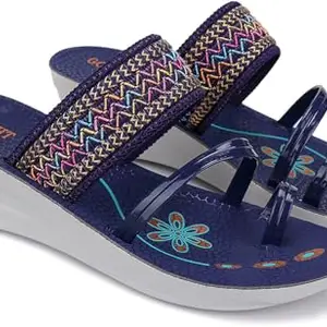 BERSACHE Extra Soft Classic Casual Flip Flops for Women with Regular wear | Ultra Soft & Flexibility Technology | Combo(PP)-1947-1704 Multicolor