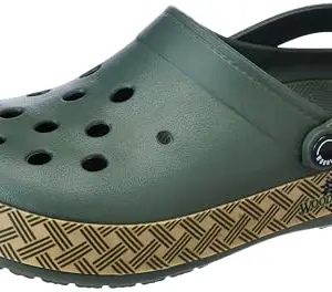 Woodland Men's Olive PU Slipper-7 UK (41EURO) (SLD 4411022)