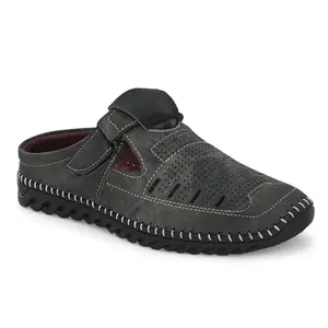 Azzaro Black Men's Black Sandal-6 Kids UK (R2251_GID)