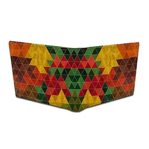 Fashionduet Canvas Wallet for Men,Boys.6 Card Holder Wallet Brown,Genuine Leather Stylish bi-fold Canvas Printed Designer Multicolor Genuine Leather Wallet and Purse Card Holder