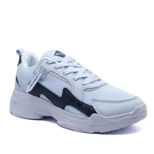 Columbus WALKGIRL Sports Shoe - Running Shoe| Walking Shoe| Training & Gym Shoe| Outdoors Shoe for Women's, (Navy & Sky Blue), UK7