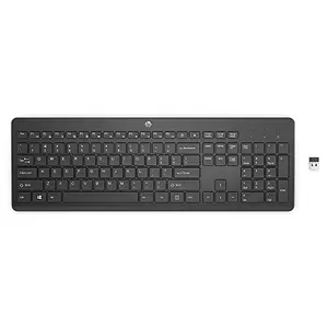 HP 230 Wireless Keyboard - Wireless Connection - Low-Profile, Quiet Design - Windows & Mac OS - Laptop, PC Compatible - Shortcut Keys & Number Pad - Long Battery Life (3L1E7AA#ABA), Black