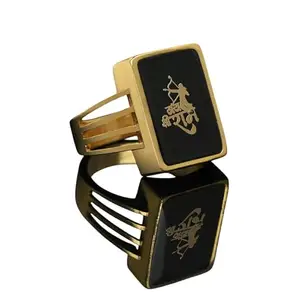 Stylish Men's Designer Ring Diamond Gold Ring For Men Ring/Gold Ring||JEWELRYRING-174-22