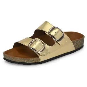 Centrino Women’s Berkin-Style Slip-On Sandals | Open Toe Design | Soft PU Footbed | Lightweight & Comfortable | Arch Support | On-Grip Sole | Casual Outdoor Wear (7691)