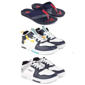 Men's Sports Shoes | Lightweight Stylish & Easy to Wear for Men'sGR-SPO-(3-Combo)-3130-1074-1075-7 Multicolor