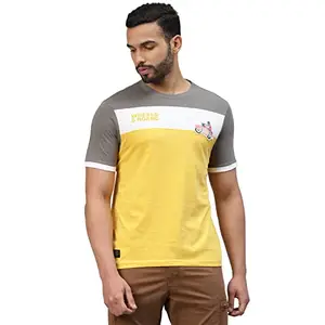 Royal Enfield Surfer Cut & Sew T-Shirt Yellow