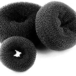Manrav [hair, bun] Donut bun for hair| Donuts bun for women shaper set | Jura maker for hair Doughnut bun maker set for Short or Thin hair (3 Sizes)