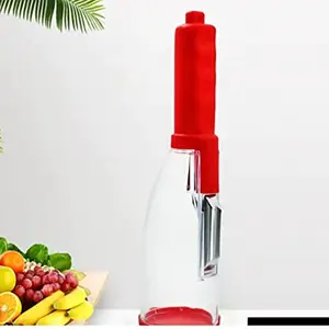 Generic anb Smart Multifunctional Vegetable/Fruit Peeler for Kitchen with Containers, Stainless Steel Blade(Multicolour).