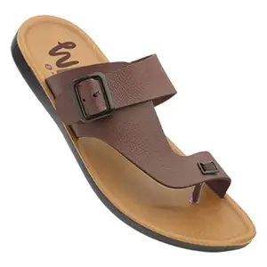 WALKAROO W21110 Mens Casual and Regular Wear Covering Sandals - CoffeeBrown