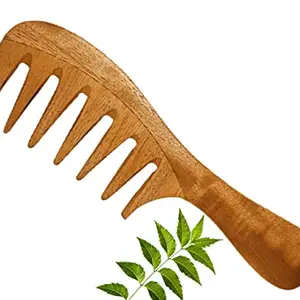 Generic TODAYHEALTH Rufiys Neem Wooden Comb Set for Women & Men | Hair Growth |Dandruff Remover