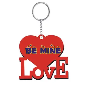 Family Shoping Valentine Gift for Girlfriend Boyfriend Husband Wife Bine Mine Keychain Keyring