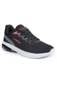 Columbus Runner Sports Shoes - Running, Walking, Gym, for Men's & Boy (Black/RED, Numeric_10)