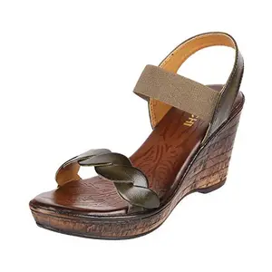 Mochi Mochi Women's Tan Fashion Sandals-7 UK (40 EU) (34-9695)